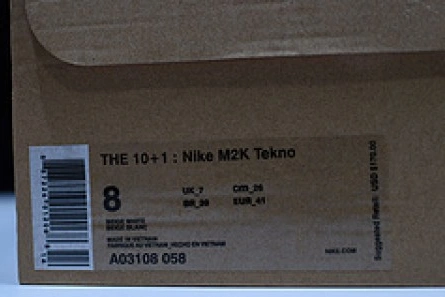 7870 Off-White x nike M2K tekno White, Black & Team Orange A03108 Affordable 1971
