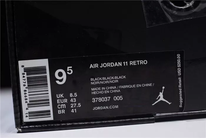 6925 Air Jordan 11 “Cap and Gown” black  378037- BestValue 720