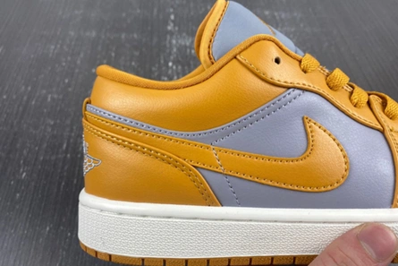 EyeCatching 9217 Air Jordan 1 Low Cement Grey Chutney (Women's)  DC0774- 90