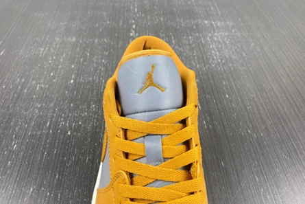 EyeCatching 9217 Air Jordan 1 Low Cement Grey Chutney (Women's)  DC0774- 90