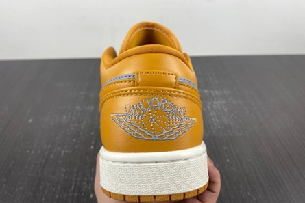 EyeCatching 9217 Air Jordan 1 Low Cement Grey Chutney (Women's)  DC0774- 90