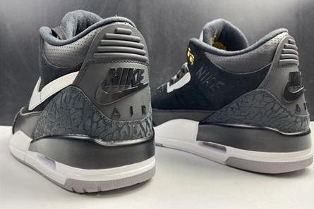 Reliable 951 Jordan 3 Retro Tinker Black Cement Gold CK4348- 408