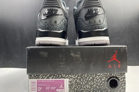 Reliable 951 Jordan 3 Retro Tinker Black Cement Gold CK4348- 408