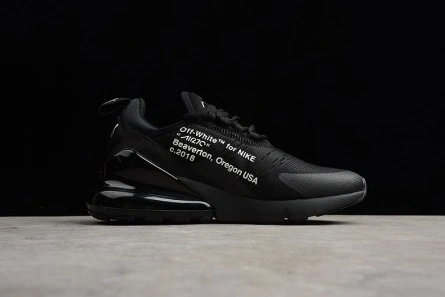 Unique 3364 Off-White X Nike Air Max 270 'Black' AA8058- 1974