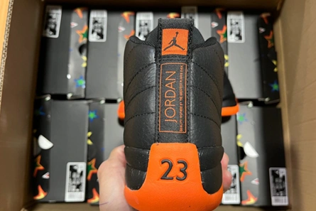 Comfortable 3631 Jordan 12 Retro Brilliant Orange (Women's)  FD9101- 738