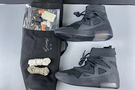 4922 NIKE AIR FEAR OF GOD 1 TRIPLE BLACK - AR4237- Reliable 1275