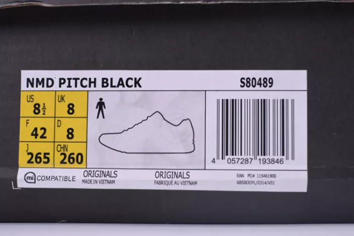 Functional 4663 Adidas NMD R1 PRICEKNIT Pitch Black Basf Boost MENS  S 1834