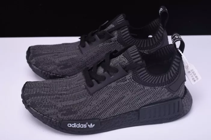 Functional 4663 Adidas NMD R1 PRICEKNIT Pitch Black Basf Boost MENS  S 1834