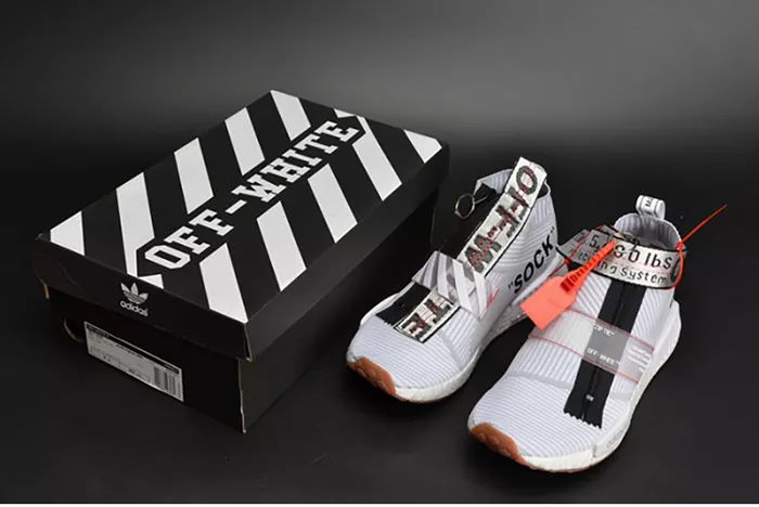 Sleek 2035 OFF-WHITE x adidas Originals NMD City Sock MENS BA 2001