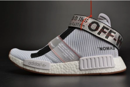 Sleek 2035 OFF-WHITE x adidas Originals NMD City Sock MENS BA 2001