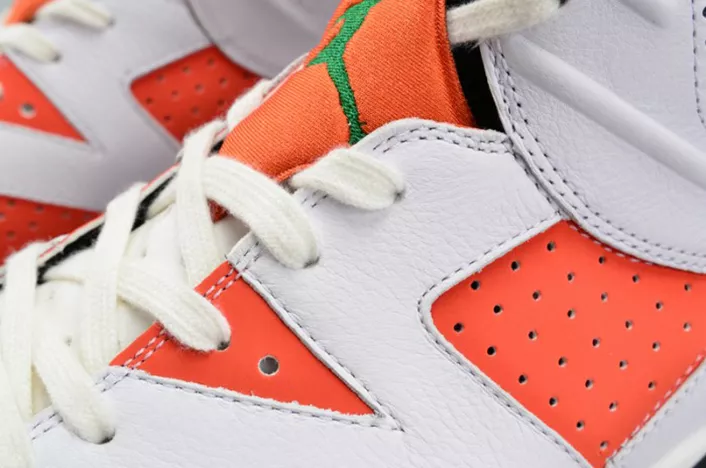 4757 Jordan 6 Retro Gatorade Like Mike White 384664- Breathable 655