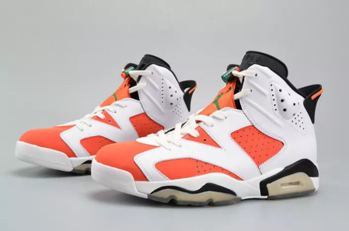 4757 Jordan 6 Retro Gatorade Like Mike White 384664- Breathable 655