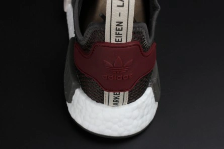 Durable 8103 ADIDAS NMD R1 W UTILITY GREY OLIVE MAROON  WOMENS BA 1826