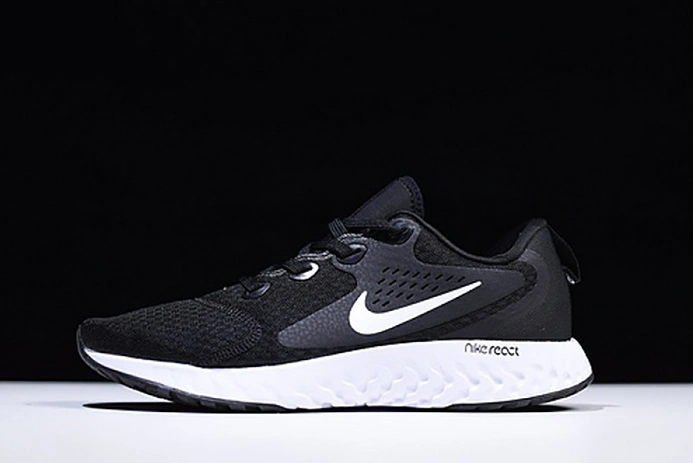Stylish 4754 Nike Epic React Flyknit black and white  AA1625 1571