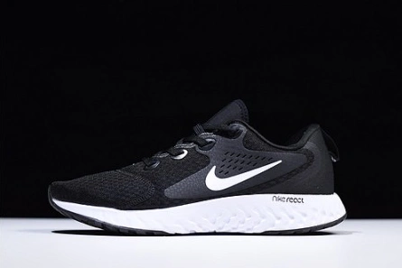 Stylish 4754 Nike Epic React Flyknit black and white  AA1625 1571