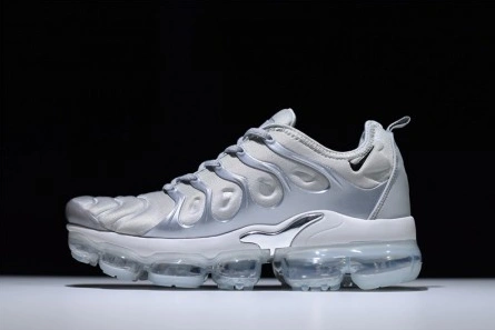 Lightweight 5651 Nike VaporMax Plus "Triple White" Pure Platinum mens  924453- 1472