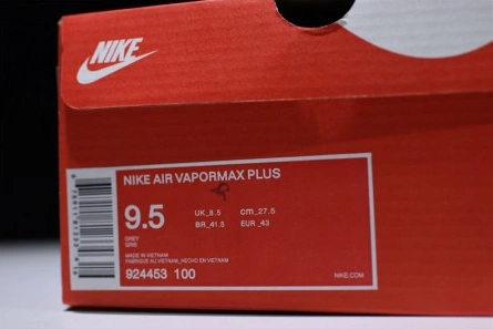 Lightweight 5651 Nike VaporMax Plus "Triple White" Pure Platinum mens  924453- 1472