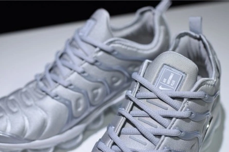 Lightweight 5651 Nike VaporMax Plus "Triple White" Pure Platinum mens  924453- 1472