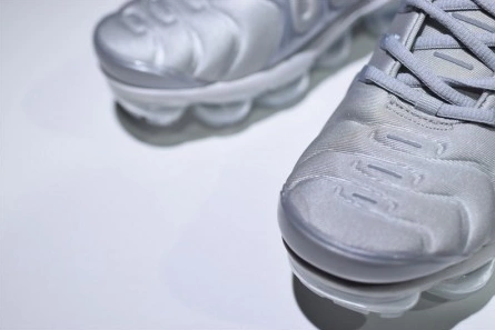 Lightweight 5651 Nike VaporMax Plus "Triple White" Pure Platinum mens  924453- 1472