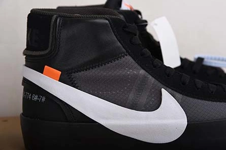 1866 Off-White Nike Blazer Black AA3832- Unique 1667