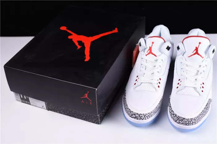5977 AIR JORDAN 3 RETRO NRG "FREE THROW LINE" white mens 923096- Affordable 445