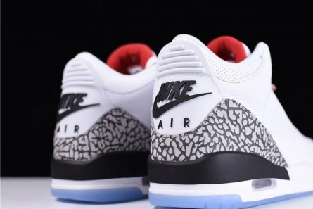 5977 AIR JORDAN 3 RETRO NRG "FREE THROW LINE" white mens 923096- Affordable 445