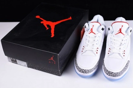 5977 AIR JORDAN 3 RETRO NRG "FREE THROW LINE" white mens 923096- Affordable 445