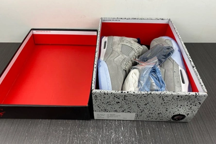 9363 Air Jordan 4 Retro 'Georgetown' AJ4- Vibrant 461