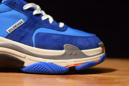 ModernLook 194 Balenciaga Triple S Blue Orange 483565 W06E1 2081