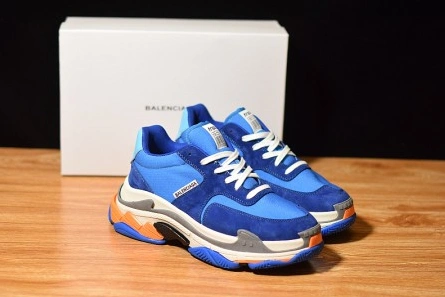 ModernLook 194 Balenciaga Triple S Blue Orange 483565 W06E1 2081
