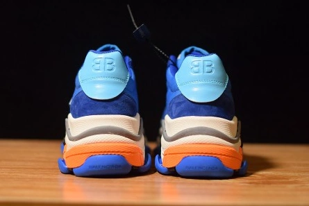 ModernLook 194 Balenciaga Triple S Blue Orange 483565 W06E1 2081