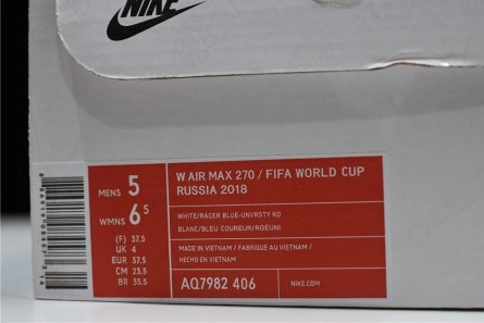 BestValue 3676 Nike Air Max 270 FIFA World Cup Russia 2018 AQ7982 1450