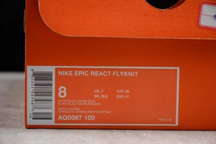 Soft 5764 NIKE EPIC REACT FLYKNIT "WHITE FUSION" AQ0067- 1560