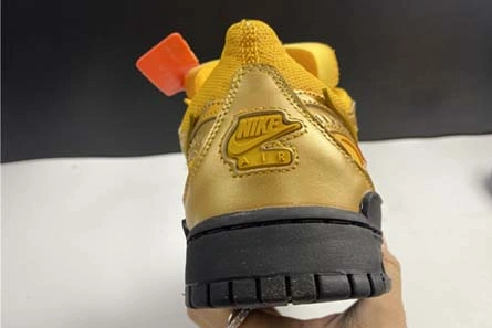 748 OFF-WHITE x Nike Air Rubber Dunk “University Gold” CU6015- Efficient 1934