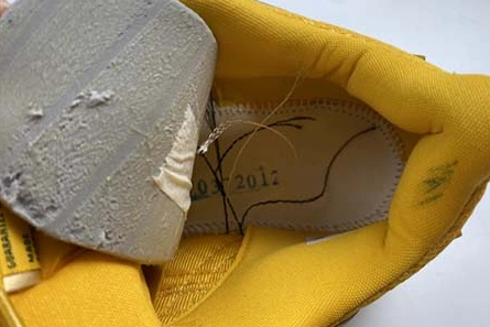 748 OFF-WHITE x Nike Air Rubber Dunk “University Gold” CU6015- Efficient 1934