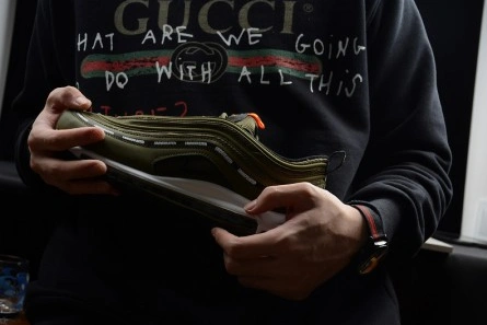 8464 nike mens AIR MAX 97 OG UNDFTD "UNDEFEATED" AJ1986- Breathable 1376