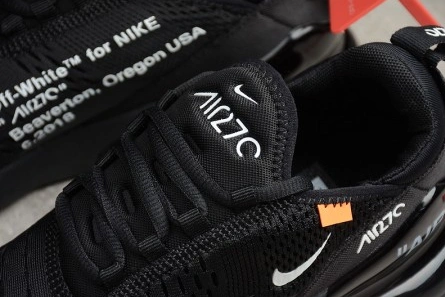 SportInspired 5840 Off-White X Nike Air Max 270 'Black' AA8058- 1458