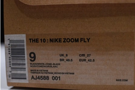 8596 Off-White Nike Zoom Fly Black AJ4588- StreetReady 1564
