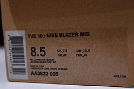 3732 OFF-WHITE x Nike Blazer MID AA3832 Practical 1627