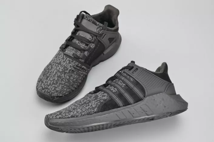 4108 Adidas Originals EQT Support 93 17 Boost Triple Black MENS  BY TopPick 1885