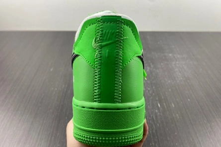 WellDesigned 8991 Nike Air Force 1 Low Off-White Light Green Spark  DX1419- 1185