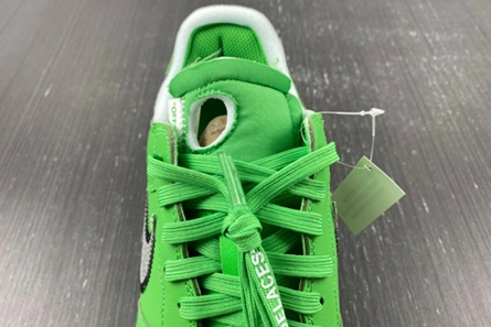 WellDesigned 8991 Nike Air Force 1 Low Off-White Light Green Spark  DX1419- 1185