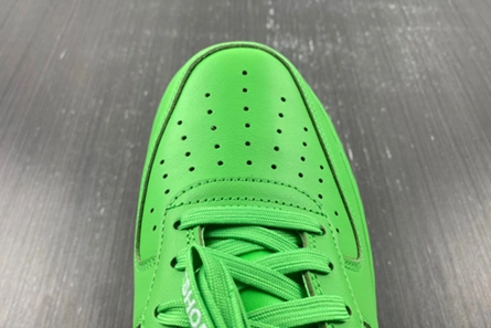 WellDesigned 8991 Nike Air Force 1 Low Off-White Light Green Spark  DX1419- 1185