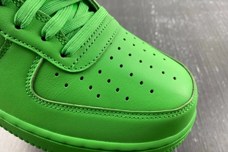WellDesigned 8991 Nike Air Force 1 Low Off-White Light Green Spark  DX1419- 1185