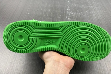 WellDesigned 8991 Nike Air Force 1 Low Off-White Light Green Spark  DX1419- 1185
