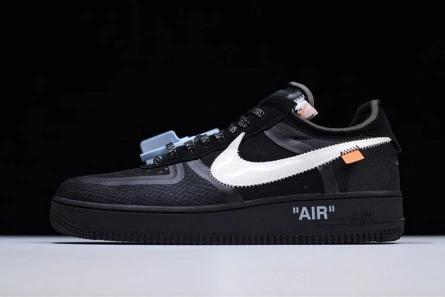 Resilient 3844 Off-White Nike Air Force 1 Black AO4606- 1267
