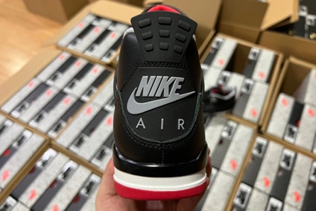 Comfortable 408 Jordan 4 Retro Bred Reimagined  FV5029- 449