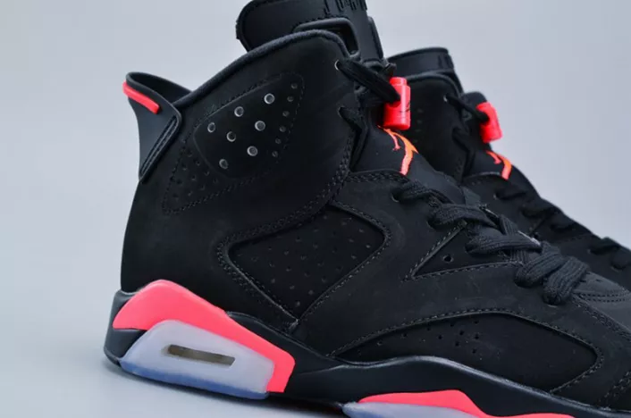 Affordable 5627 Jordan 6 Retro Infrared Black 384664- 649
