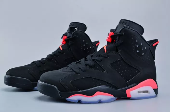 Affordable 5627 Jordan 6 Retro Infrared Black 384664- 649