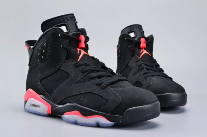 Affordable 5627 Jordan 6 Retro Infrared Black 384664- 649